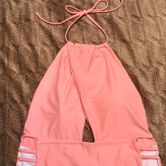 Cupshe Halter Top One Piece with Cut Outs - Picture 2 of 10